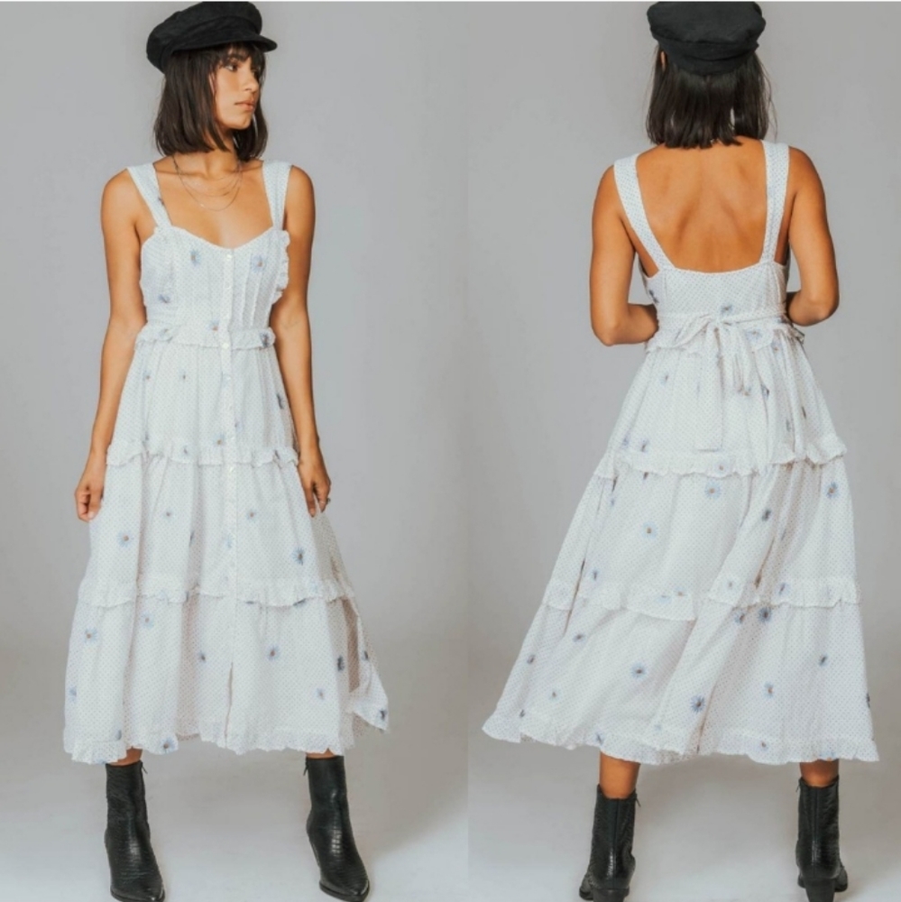 Free People Daisy Chain Midi Dress